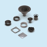 WEDI Fundo Ablauf senkrecht, versch. AusführungenZubehörbild