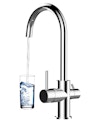 Vorschaubild 3 Wege Wasserhahn Küchenarmatur, FL, mit 360° schwenkbarem U-Auslauf