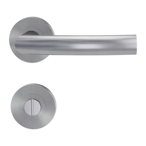 Griffwerk Türgriff LORITA PROFESSIONAL Schraubrosette- Edelstahl matt