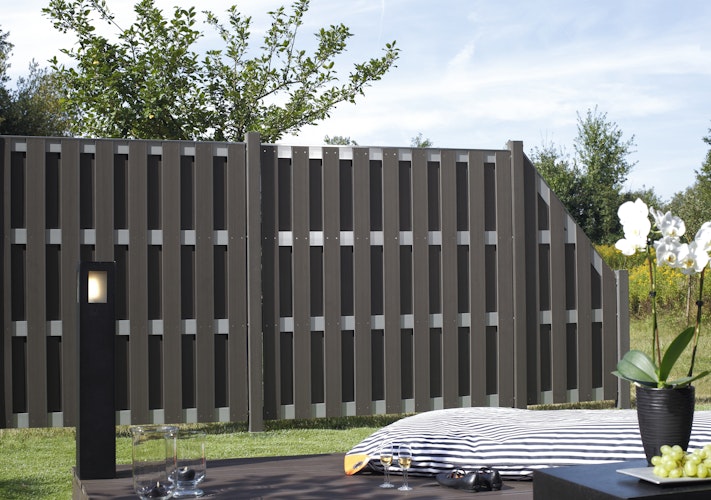 TraumGarten Jumbo WPC Alu-Design 179x179 cm