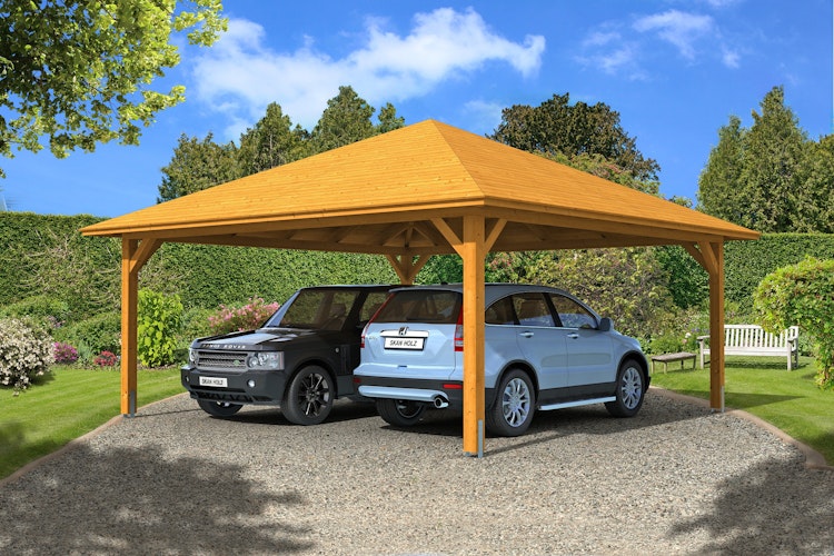 Skan Holz Carport Taunus 634 x 634 cm
