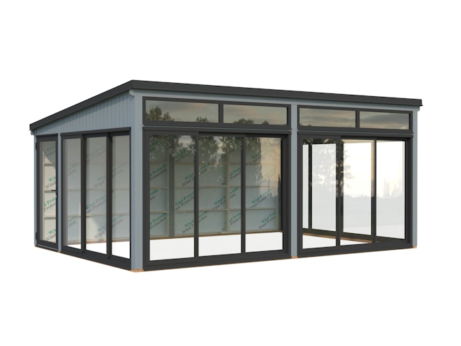 Palmako Glashaus Saga 23,3 m² Slide Plus