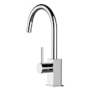 Vorschaubild Wasserhahn Küchenarmatur, QU, mit 360° schwenkbarem U-Auslauf, Verchromt