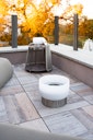 QFlame Feuerschale Set Balcony Stainless Steel Ø 36 cm