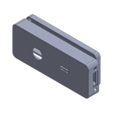 Vorschaubild Griffwerk GATE | DESIGN MANUFAKTUR 1.0 -Edelstahl Optik matt Cover-Set -BB