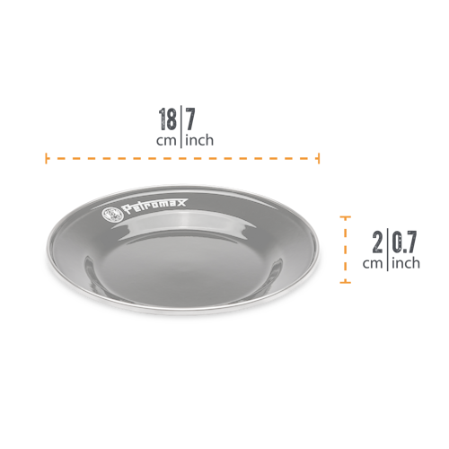Petromax Emaille Teller 2 Stück