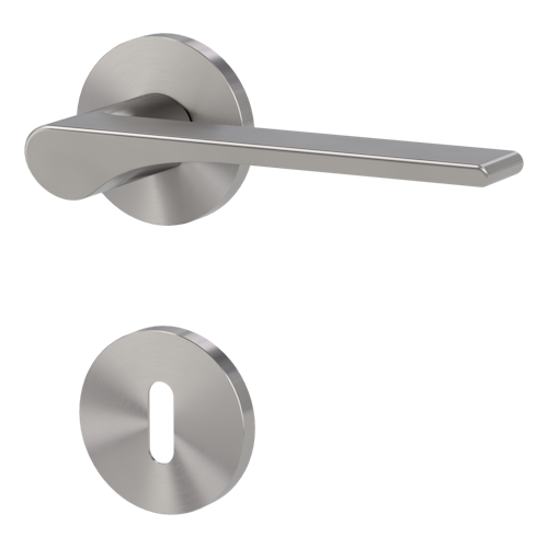 Griffwerk VAYA 261 LEAF LIGHT fast2fix Fast2Fix Rosetten rund Buntbart Samtgrau