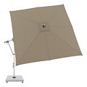 Vorschaubild doppler Pendelschirm EXPERT 300 x 300 cm, Aluminium Silber / 100 % Polypropylen 220 g/m²