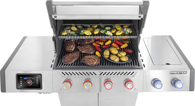 Napoleon Prestige PRO 500, Connected, Edelstahl, inkl. Drehspieß