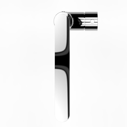 Wasserhahn Küchenarmatur, SAM, mit 360° schwenkbarem superflachem Auslauf, Verchromt