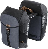 Basil Doppeltasche Miles grau
