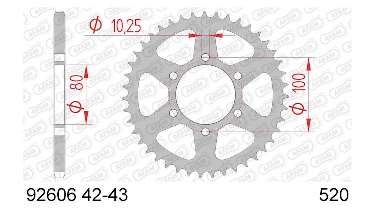 Afam Kettenrad 92606