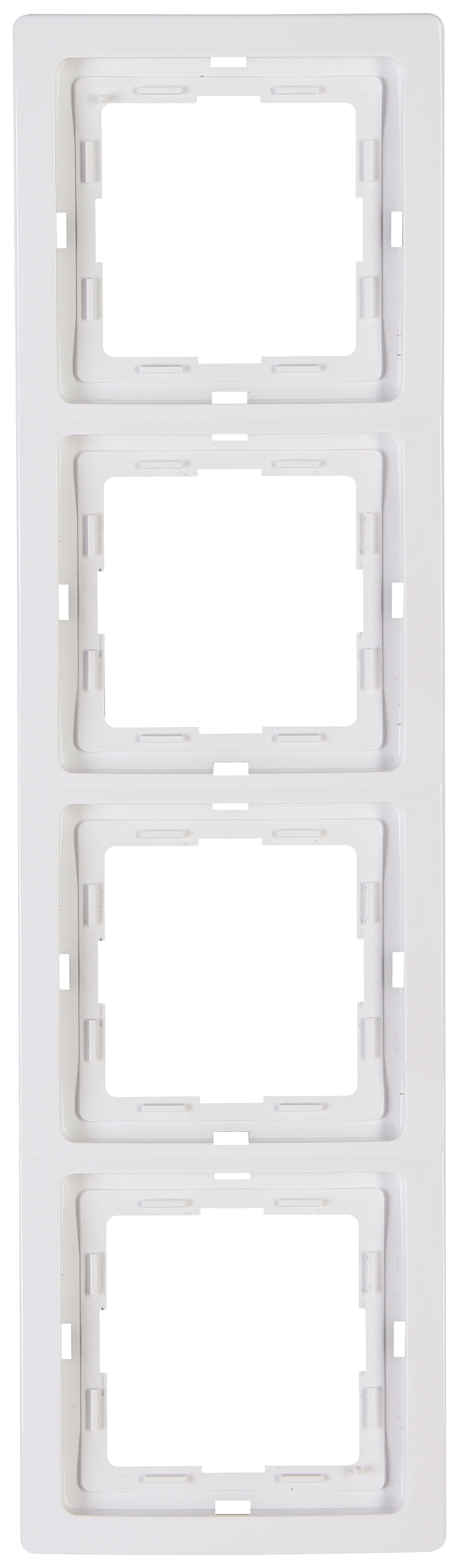 Kopp Abdeckrahmen VENEDIG 4-fach rein-weiß