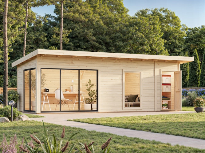 Palmako Gartenhaus Andrea 21,1 m² Slide - 44 mm