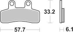 SBS Scooterbelag 211HF Street Ceramic
