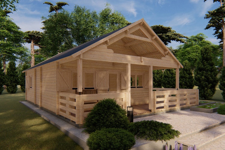 Wolff Finnhaus Ferienhaus Grimstad 48 - 68 mm