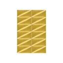 Vorschaubild Mollis Polsterpaneel Goldgelb 15x30 cm