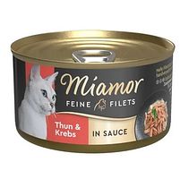 Miamor Feine Filets Thun & Krebs in Sauce 85g Katzennassfutter