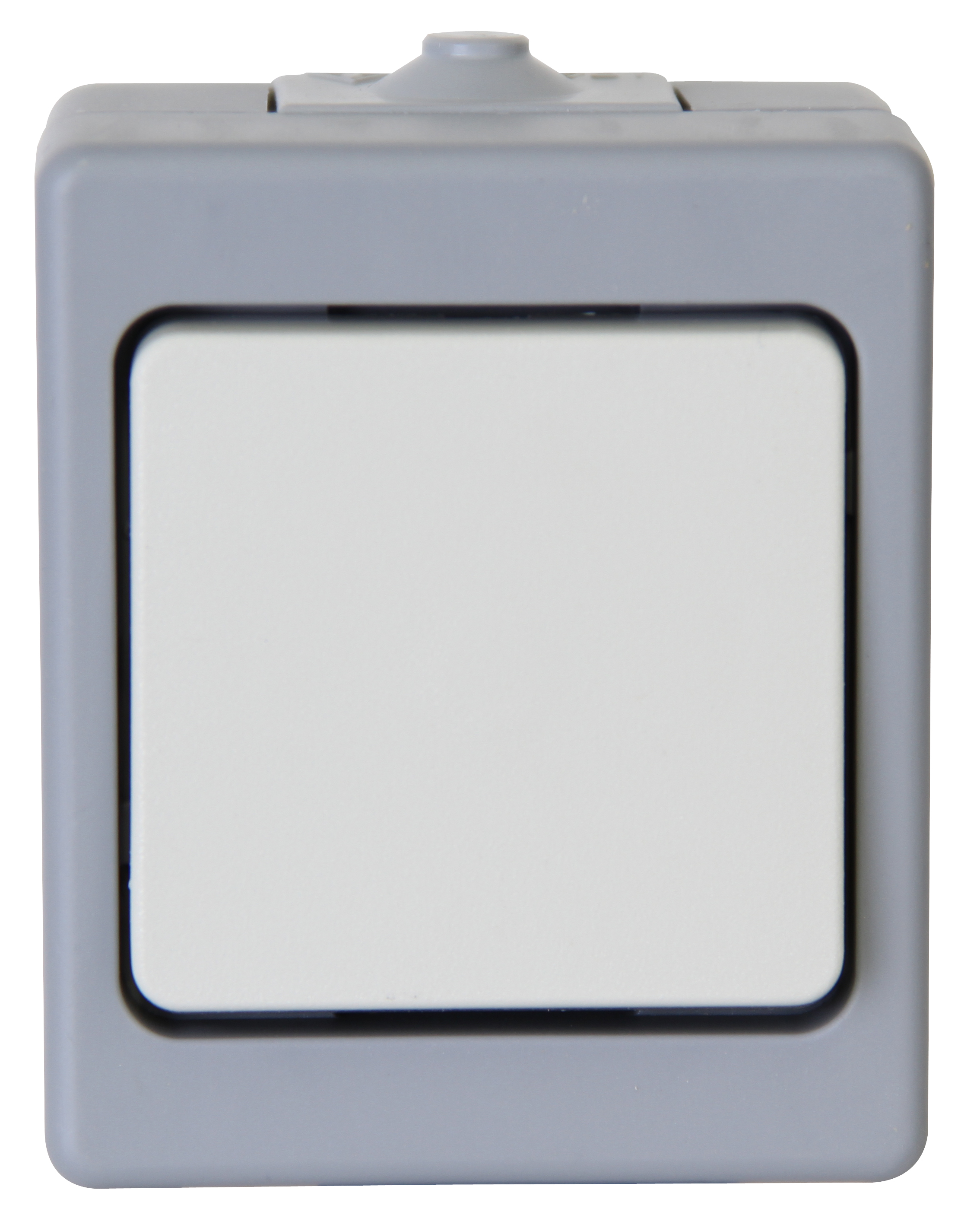 Kopp Kreuzschalter AP-Feuchtraum STANDARD grau