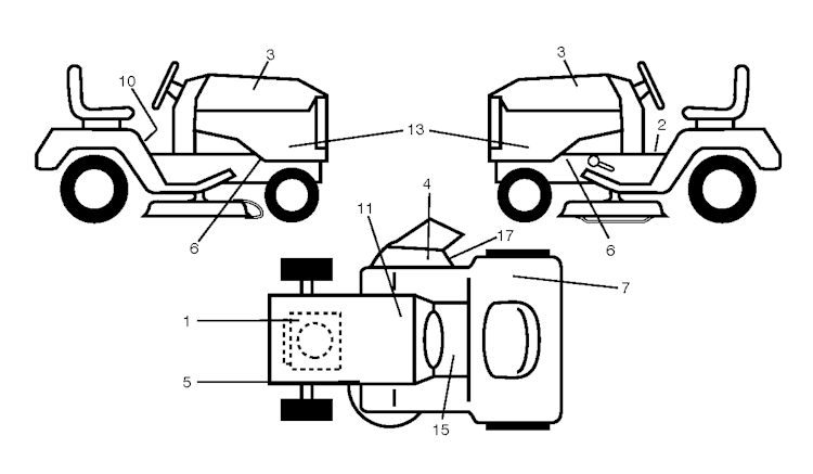 Husqvarna Gartentraktoren 96041005209 LTH1842