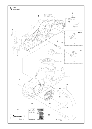 Husqvarna Kettensägen 967864214 340i