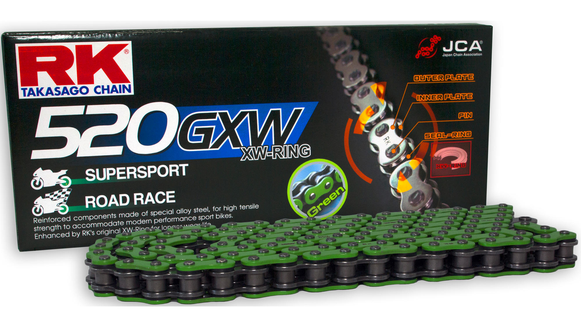 RK Kette 520GXW, 112 Glieder