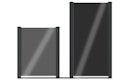 Vorschaubild dz VIDUAL Clear Glaselement ESG Gerade 830 mm