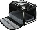 Vorschaubild TRIXIE Wohn- und Transporttasche Valery, 29 × 31 × 49 cm, schwarz/grau