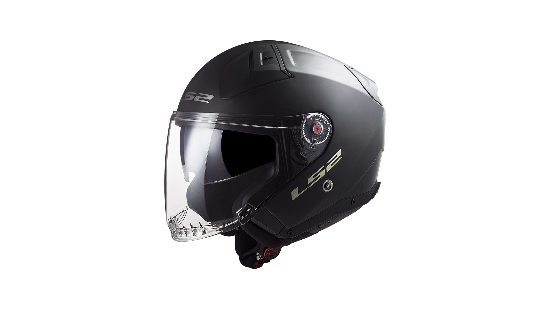 LS2 Jethelm OF603 INFINITY II verschiedene Farben und Größen S Schwarz matt