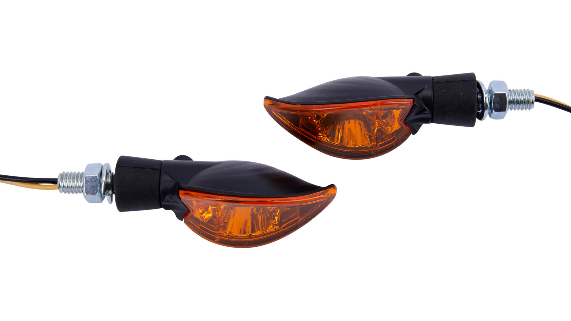Spec X Blinker Organic Schwarz 15 mm Lang Paar