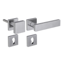 Vorschaubild Griffwerk Wechselgarnitur CARLA Square-Edelstahl matt-Klipptechnik