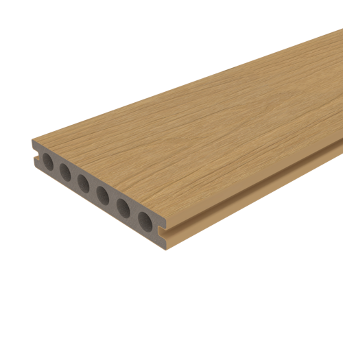 NewTechWood Deluxe WPC-Terrassendiele Hohlkammer Red Cedar  23 x 138 mm