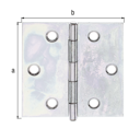 Vorschaubild Alberts® Scharnier  51 x 51,2 mm