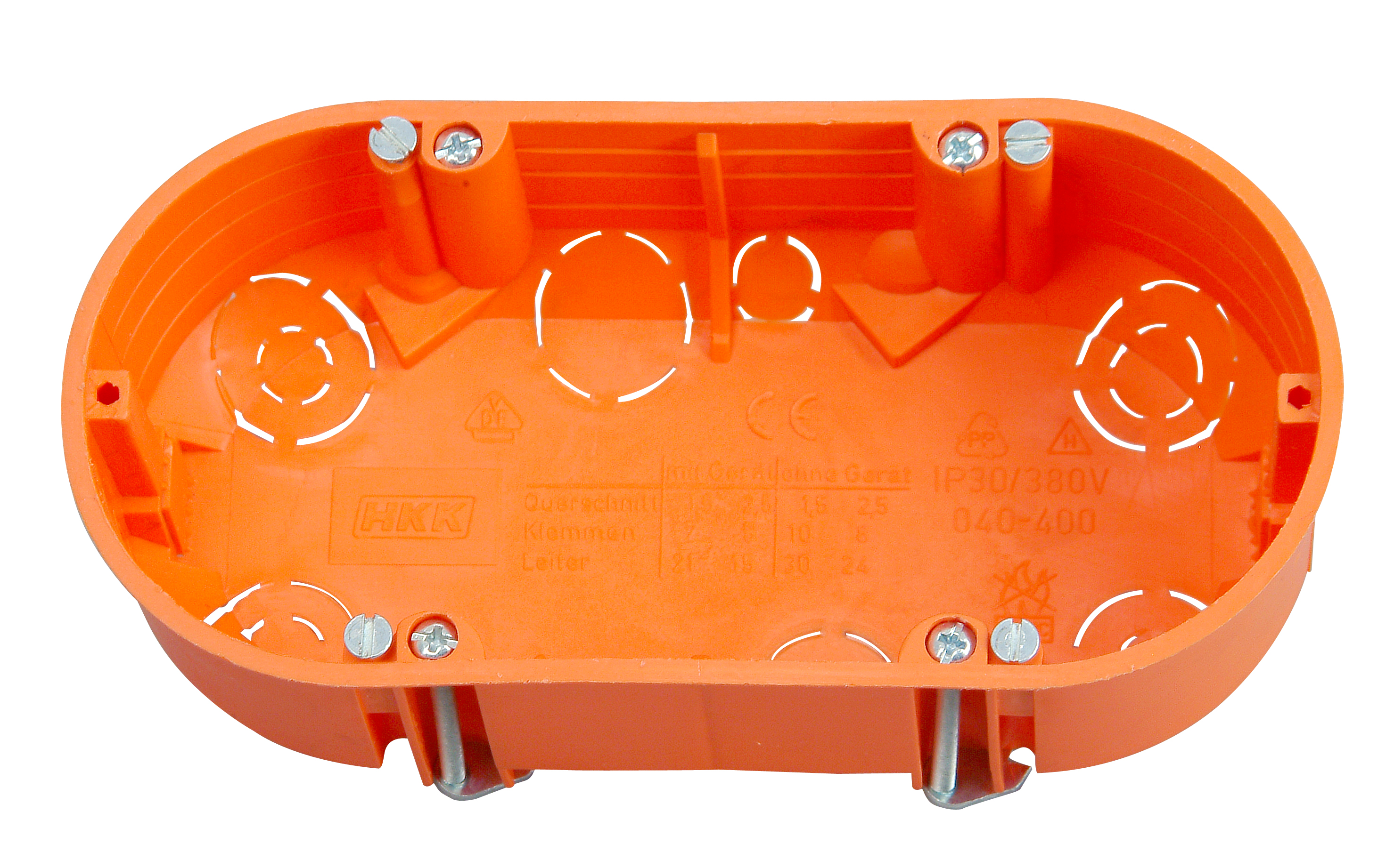 Kopp Schalterdose für Hohlwände 143x70x47 mm 2-fach