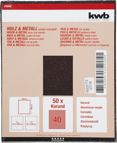 kwb Schleifbogen Korund K  40 810040