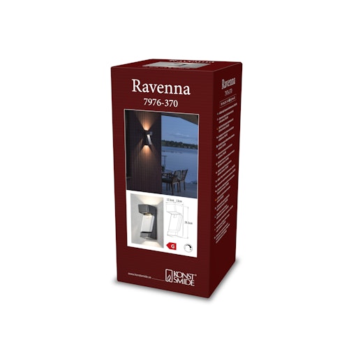 Konstsmide Wandleuchte Ravenna, versch. Farben