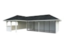 Vorschaubild Palmako Pavillon Bianca 33,2 m² Set 220 Slide