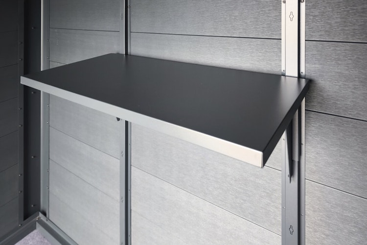 Wolff Finnhaus Regal Set 160 cm für Metall Gartenhäuser Ulrik & Linnea