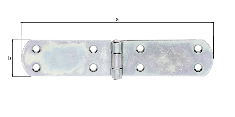 Alberts® Kistenband, galvanisch verzinkt dickschichtpassiviert, LxB 175x35x2 mm 315627