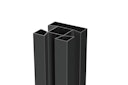 Vorschaubild dz VIDUAL Steckzaun-Mittelpfosten 72 x 72 mm mit Zubehör