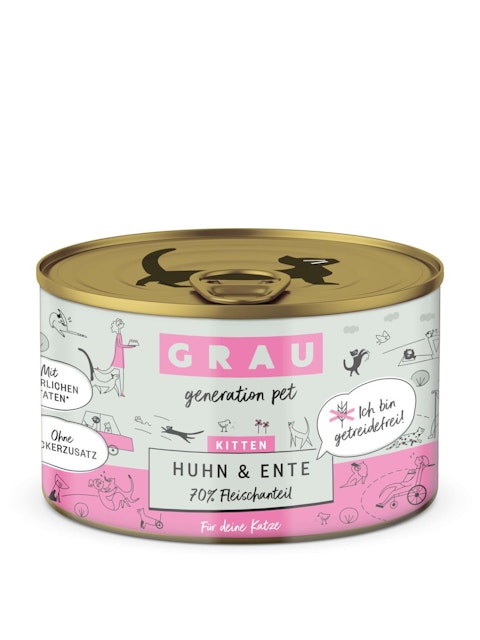 grau Katze 200 Gramm KatzennassfutterVorschaubild