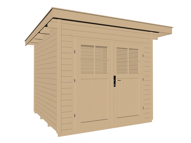 Weka Gartenhaus 179 - 28 mm