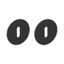 Vorschaubild Griffwerk Schlüsselrosettenpaare - große Auswahl