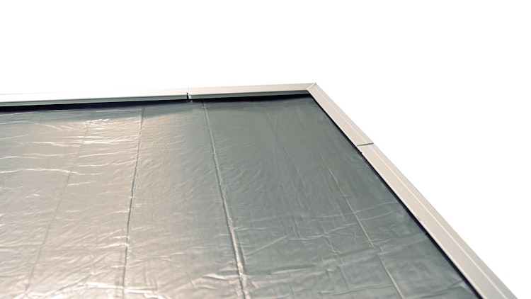 Weka Set selbstklebende Dachbahn silbergrau für Saunahaus FARSUND und KUOPIO (3 Rollen)