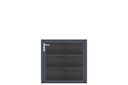 Vorschaubild dz VIDUAL Swing Einzeltor Comp-Co WPC 280 x 20 mm Steckprofil
