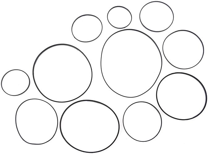 SRAM Stealth Ring-Set 12-fach schwarz