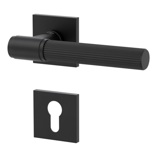 Griffwerk VAYA 136 ARIS fast2fix Fast2Fix Rosetten eckig Profilzylinder Graphitschwarz