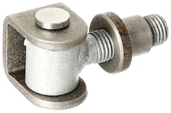 Alberts® Torband,verstellb.um15mm,U-Bügel u.Einschweißm.Stahl roh,z.Anschweißen,Gew.M16