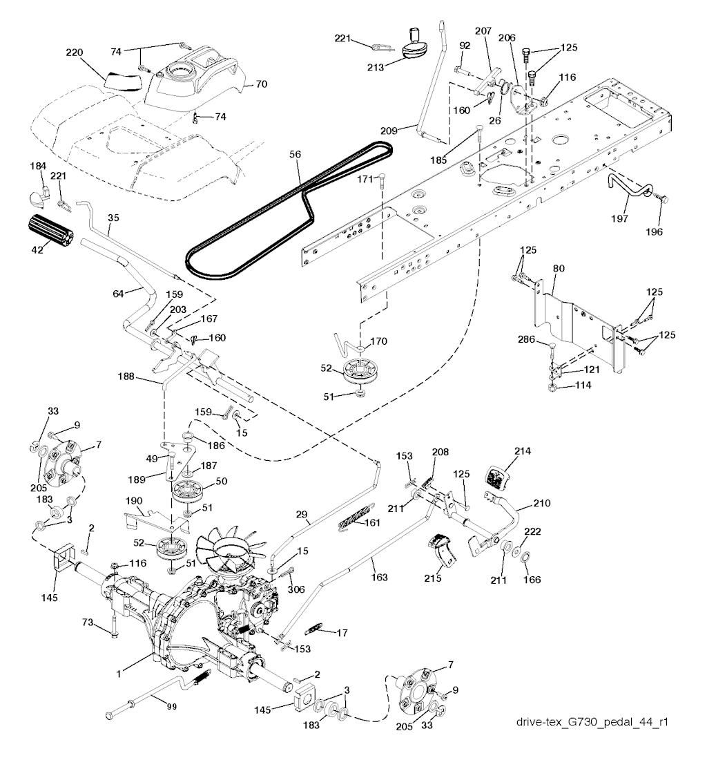 Explosionszeichnung Ersatzteile