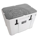 Vorschaubild Petromax Haft-Auflage Kühlbox kx50 grau mit Drachenemblem